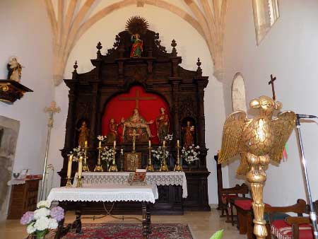 Retablo de la iglesia de  Santumederu/San Emeterio de Sietes