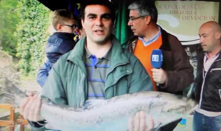 Subasta del campanu en Cangas de Onís (Asturias) en 2016