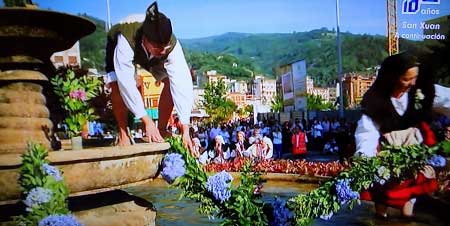 Enrame por San Juan en Mieres (Asturias)