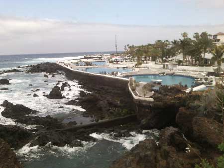 Lago Marti�nez en Puerto de La Cruz.