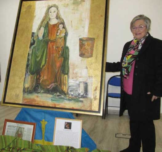 Óleo de la Vírgen de Cébrano (Teverga-Asturias)