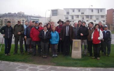 Integrantes de la Asociación Amigos del Camino de Santiago-Ruta de San Salvador.
